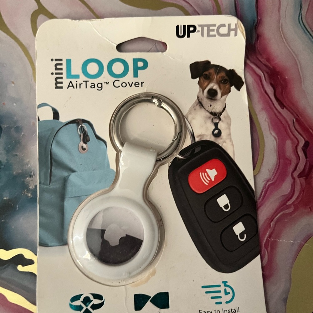Mini Loop AirTag Cover - White